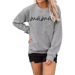 MAMA Crewneck grey sweatshirt medium